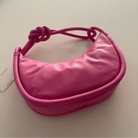 Jules Kae Luna Rope Hobo Purse - Fuchsia NWT - Picture 7 of 7